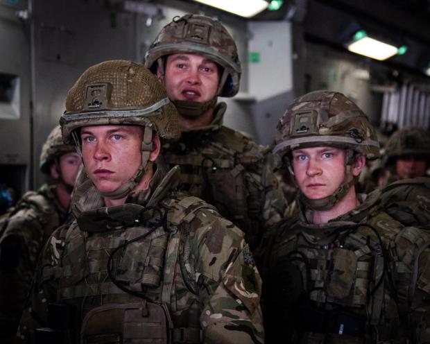 Gazette: The 16 Air Assault Brigade arriving in Kabul as part of a 600-strong UK-force sent to assist with Operation Pitting. Picture: Leading Hand Ben Shread/MoD/Crown Copyright/PA Wire